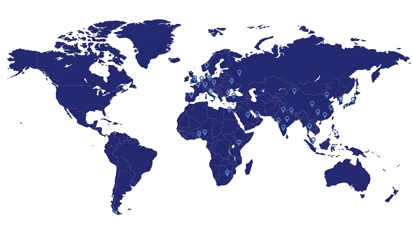Global Reach Map